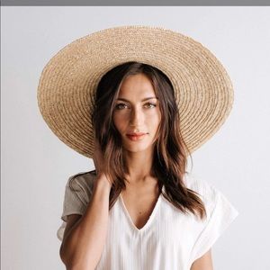 Gigi Pip Gwen wide brim sun hat NWT